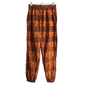 Vintage Laxman’s Collection Womens Elastic Waist Harem Boho Lounge Pants US XS